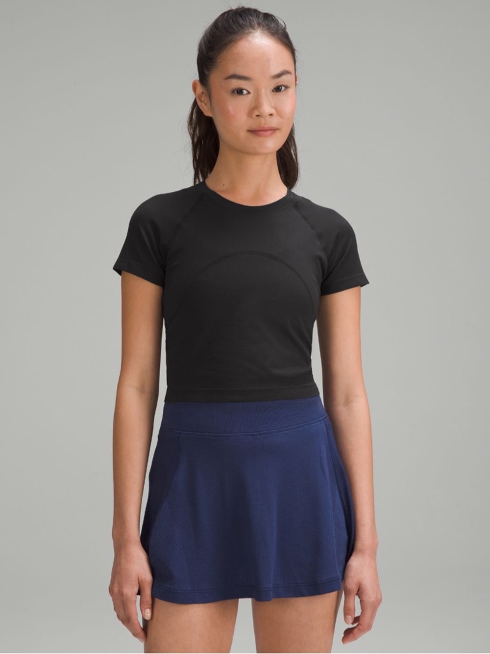 Lululemon Swiftly Tech Cropped Short-sleeve shirt 2.0